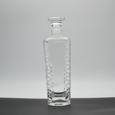 Industrial Beverage Custom Design Glass Bottle Glass Liquor Bottles for Vodka