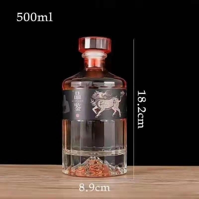 100ml Remy Martin Glass Bottles at CNF for Vodka Whiskey Brandy in 250ml 500ml 700ml