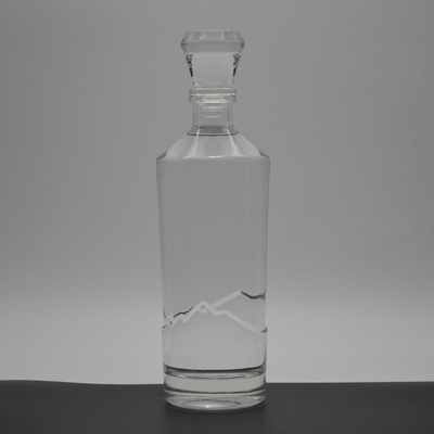 Industrial Beverage Custom Design Glass Bottle Glass Liquor Bottles for Vodka