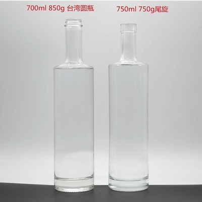 Electronical Custom Vodka Highly OEM/ODM 750ml Whisky Glass Bottle with Screw Cap