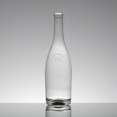 Logo Printing Can Custom Crystal White Alcohol in 0.5L Butterfly Shaped Glass Bottle