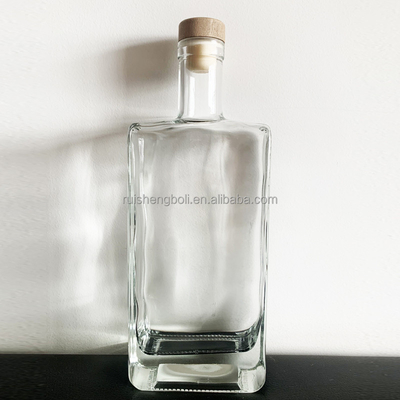 Blue Black Label Whisky Juice Sauce Oil Tequila Alcohol Round Glass Bottle Capacity 375ml/700ml/750ml
