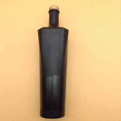 Super Flint Glass Collar Material 750ml Customized Glass Vodka Bottle for Beverages