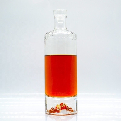 Super Flint Glass Material Round Bottles 0.5L/500ml/700ml for Whisky in End Spirits