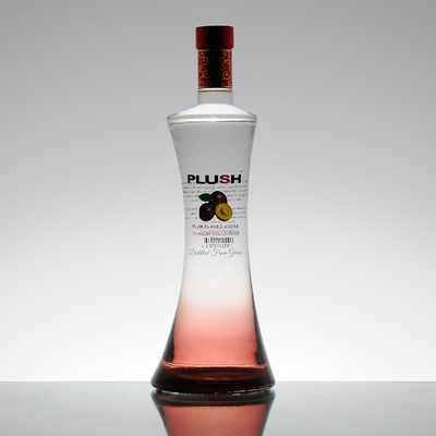 Custom 750ml Rocket Shaped Vodka Glass Bottle For Beverage Online with SCREW CAP