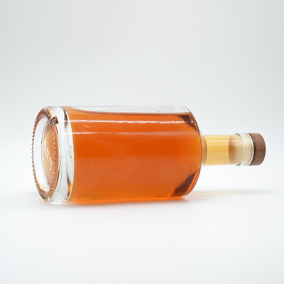 750ml Whisky Empty Extra Flint Vodka Round Glass Bottle for Beverage