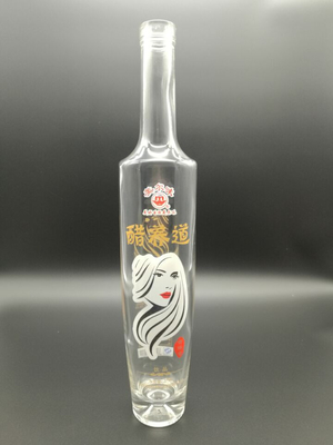 Customizable Limoncello Liquor Vodka Glass Bottle 750ml for Beverage Industry