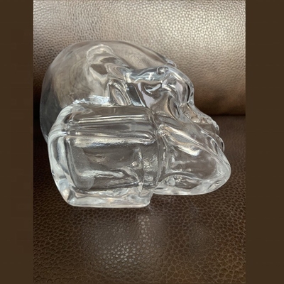 Decal 1000ml Surface Handling Skull Glass Bottle for Spirit Bong