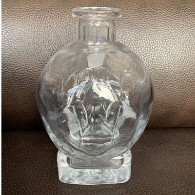 Decal 1000ml Surface Handling Skull Glass Bottle for Spirit Bong