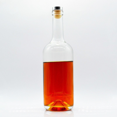 750ml Empty Spirit Bottle with Frost Surface Handling and Super Flint Glass Material