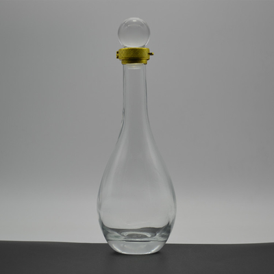 Transparent 750ML Empty Ciroc Vodka Glass Bottles Botella with Transparent Design