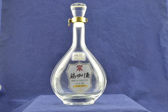 Transparent 750ML Empty Ciroc Vodka Glass Bottles Botella with Transparent Design