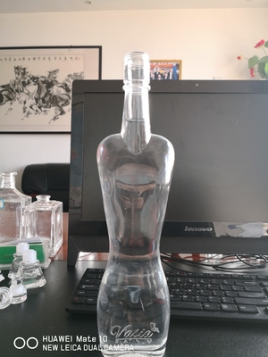 350ml 500ml 750ml Customized Women Body Shaped Glass Bottle for Spirit Alcohol Ship