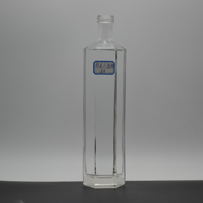Whisky Custom Design Glass Bottle 750ml Flip Top Vodka Bottle with Express Shipping