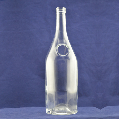 Bulk Production Super Flint Glass Material 750ml Glass Vodka Wine Bottle for Spirit Drink
