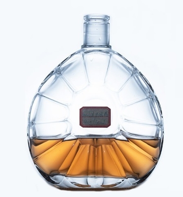 Industrial Beverage 1L Long Neck Glass Bottle with Cork of Whisky