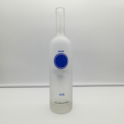 Clear 750ml Glass Liquor Bottles for Vodka Whiskey Spirits Alcohol