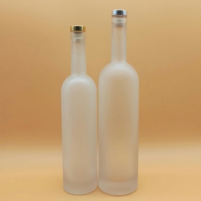 Clear 750ml Glass Liquor Bottles for Vodka Whiskey Spirits Alcohol