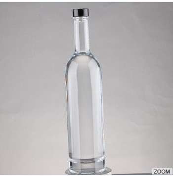 Clear 750ml Glass Liquor Bottles for Vodka Whiskey Spirits Alcohol