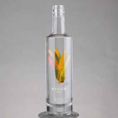Kendo Super Flint Good Grade Metal Screw Cap Glass Vodka Bottle Industrial Beverage