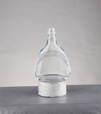 Hot Stamping Round Ciroc Vodka Glass Bottle for Round Surface Handling