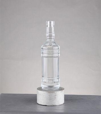 Hot Stamping Round Ciroc Vodka Glass Bottle for Round Surface Handling