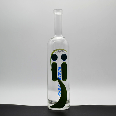 750ml Russian Vodka Glass Bottles with Free Sample and Super Flint Glass Material
