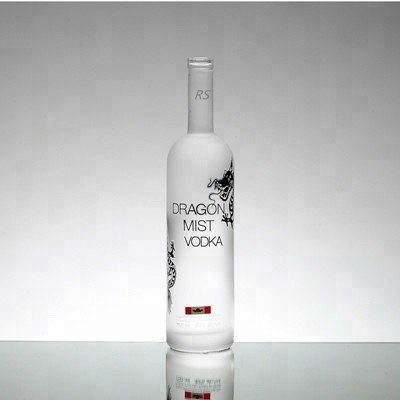 Super Flint Glass Collar 750ml Vodka Bottles with Screw Top Sealing Type on Promotion