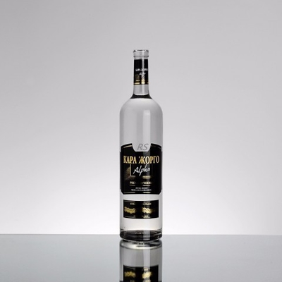 Decal Surface Handing Clear Glass Bottle for Russian Vodka at Affordable
