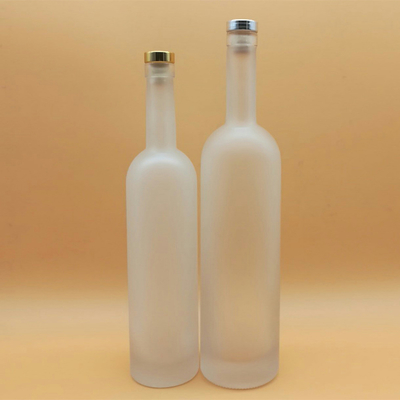 Frosted Vodka Glass Bottles FOB Terms and High Flint Material