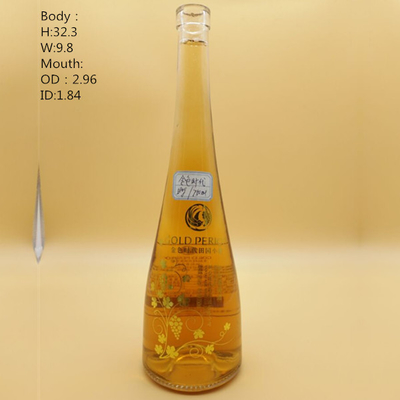 Frosted Vodka Glass Bottles FOB Terms and High Flint Material
