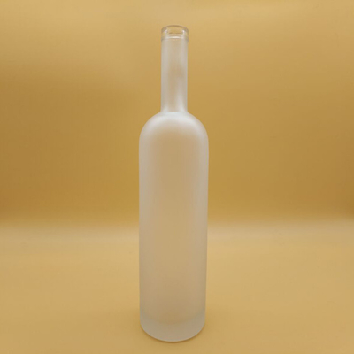 Frosted Vodka Glass Bottles FOB Terms and High Flint Material