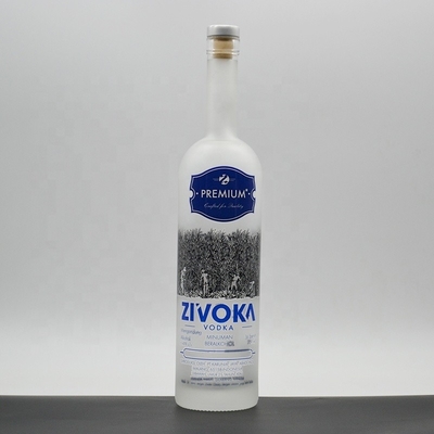 700ml Unique Shape Glass Bottle for XO/Brandy Super Flint Glass Material and Crown Cap