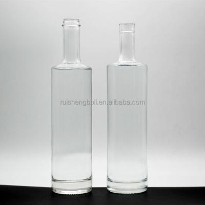 Decal Surface Handling 750ml Vodka Whiskey Liquor Spirit Alcohol Glass Bottles