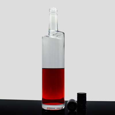 750ml 700ml Custom Glass Whiskey Vodka Bottle with TUV Standard and Hot Stamping
