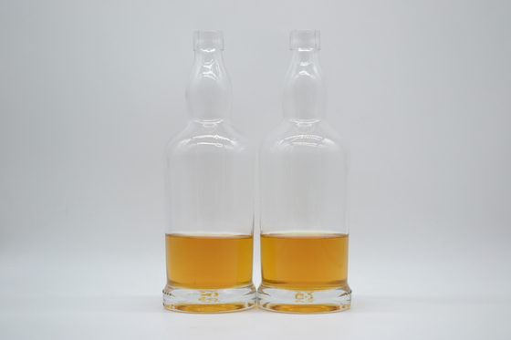 Customized Clear Glass Wine Bottles for Tequila Whisky Brandy 750ml 500ml 1000ml