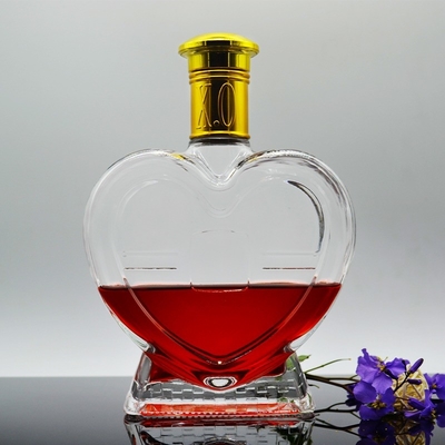 High Capacity Liquor/Spirits/XO/Brandy Glass Alcohol Bottle with Cap Super Flint Glass