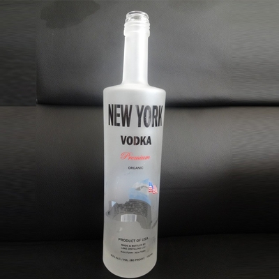 500ml 750ml 1000ml Super Flint Glass Bottle for Industrial Vodka Whisky Rum Gin Liquor