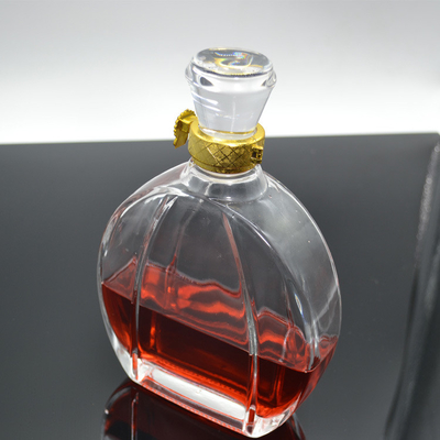 500ml 750ml Super Flint Glass White Spirits Liquor Bottle Perfect for Vodka Brandy Rum