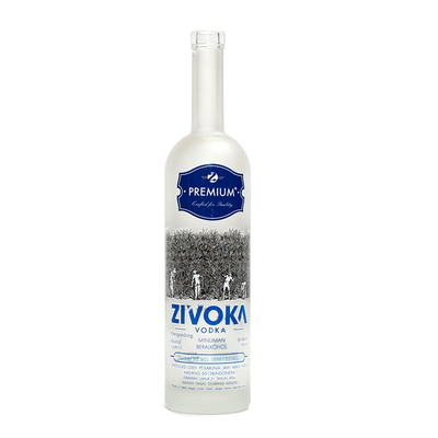 Super Flint Glass Bottles for Vodka Whisky Liquor in 500ml 700ml 75cl Frosted Material