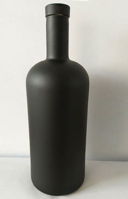 375ml 750ml Customized Frosted Glass Wine Bottle with T/T Payment and More Features