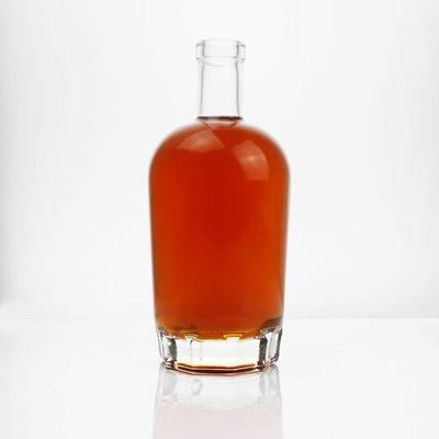 Decal Logo Customized 350ml 500ml 700ml 750ml 1000ml Glass Bottle for Rum Vodka Whisky Gin