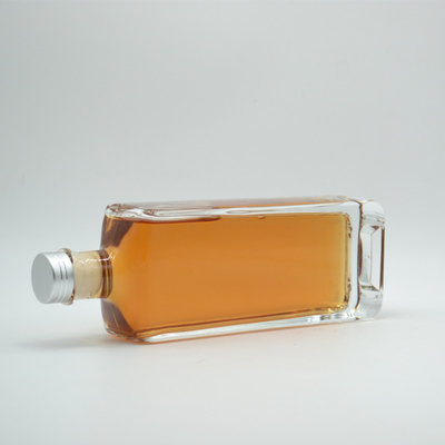 Customized Square Glass Liquor Bottle for Spirits Gin Tequila Vodka 750ml/700ml/500ml