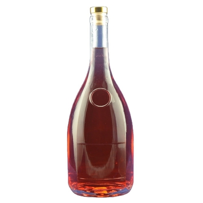 TUV Standard Glass Wine Bottle Whiskey Glass Packaging Engraving Surface Customized