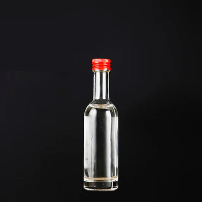 Popular Empty Whisky Spray Mini Glass Alcohol Bottles with Super Flint Glass Material