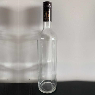Empty frosted design GUALA cork vodka liquor glass bottle 375ml 750ml 1 litre 1750ml