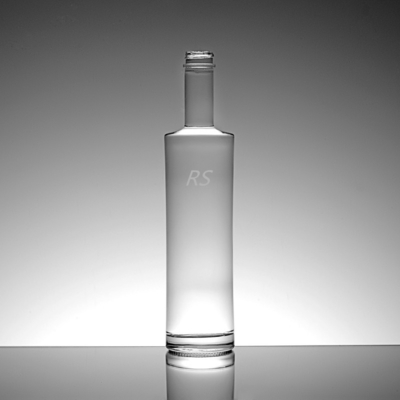 High Flint Glass Material 750ml Cylinder Shape Glass Wine Bottle for Liquor Alcohol