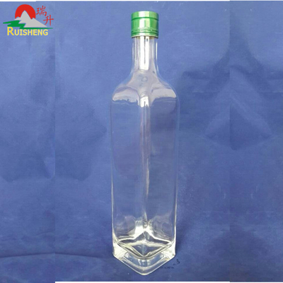 700ml 750ml Super Flint French Square Glass Bottle for Alcohol SGS Certified Standard