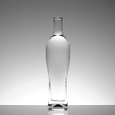 750ml 700ml Clear Cork Top Spirit Wine Glass Bottle with Super Flint Glass Material