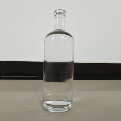 Super Flint Glass Material 700ml 750ml 1 Liter Vodka Glass Bottle with CE Standard